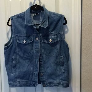 Misses/ ladies sleeveless denim vest